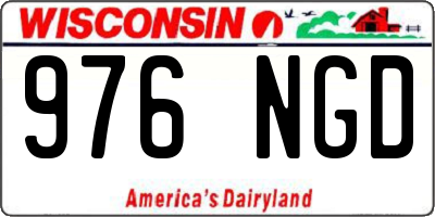 WI license plate 976NGD