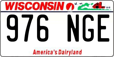 WI license plate 976NGE