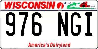 WI license plate 976NGI