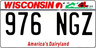 WI license plate 976NGZ