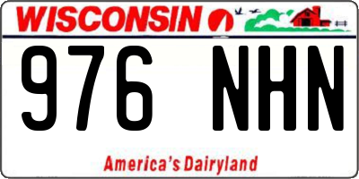 WI license plate 976NHN