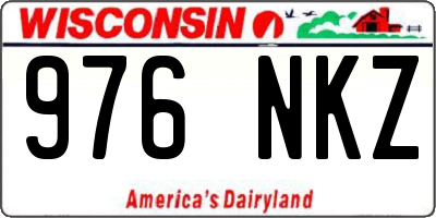 WI license plate 976NKZ