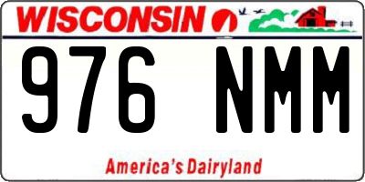 WI license plate 976NMM