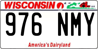 WI license plate 976NMY