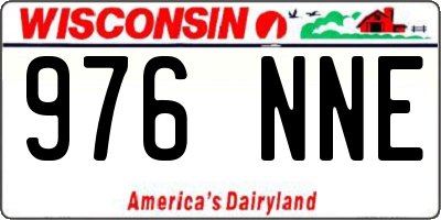 WI license plate 976NNE