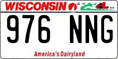 WI license plate 976NNG