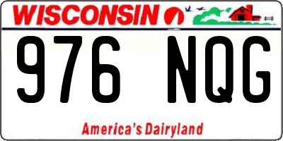 WI license plate 976NQG