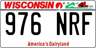 WI license plate 976NRF