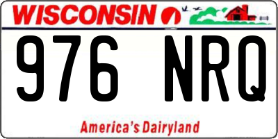 WI license plate 976NRQ