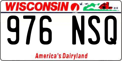 WI license plate 976NSQ