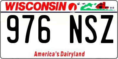 WI license plate 976NSZ