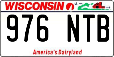 WI license plate 976NTB