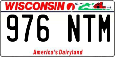 WI license plate 976NTM