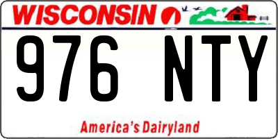 WI license plate 976NTY