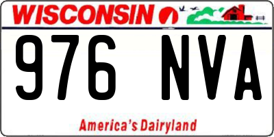 WI license plate 976NVA