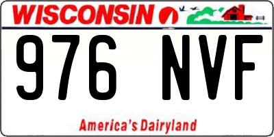 WI license plate 976NVF