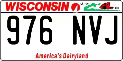 WI license plate 976NVJ