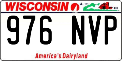 WI license plate 976NVP