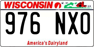 WI license plate 976NXO