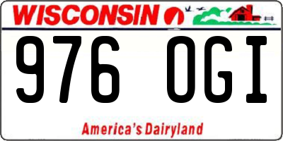 WI license plate 976OGI