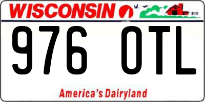 WI license plate 976OTL