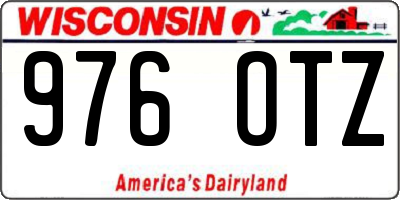 WI license plate 976OTZ
