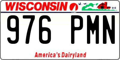 WI license plate 976PMN