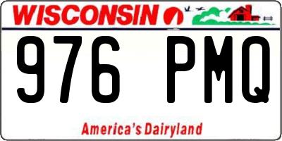 WI license plate 976PMQ