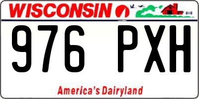 WI license plate 976PXH