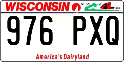 WI license plate 976PXQ