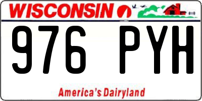 WI license plate 976PYH