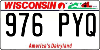 WI license plate 976PYQ