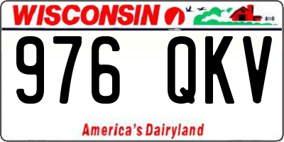 WI license plate 976QKV