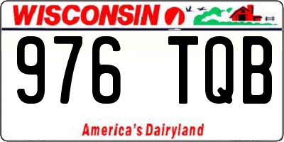 WI license plate 976TQB