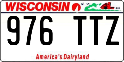 WI license plate 976TTZ