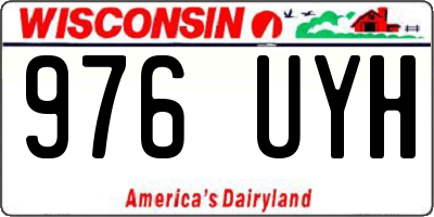 WI license plate 976UYH