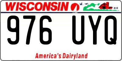 WI license plate 976UYQ