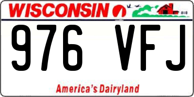 WI license plate 976VFJ