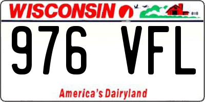 WI license plate 976VFL