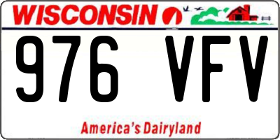 WI license plate 976VFV