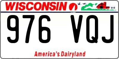 WI license plate 976VQJ