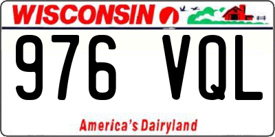 WI license plate 976VQL