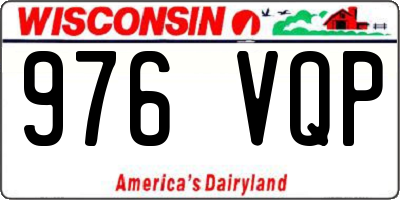 WI license plate 976VQP