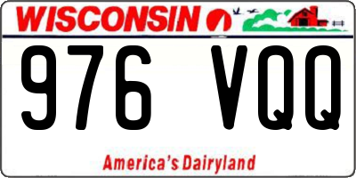 WI license plate 976VQQ