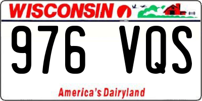 WI license plate 976VQS