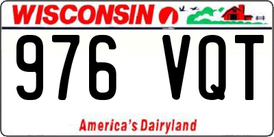 WI license plate 976VQT