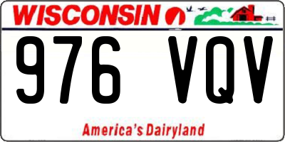 WI license plate 976VQV