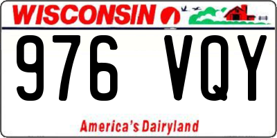 WI license plate 976VQY