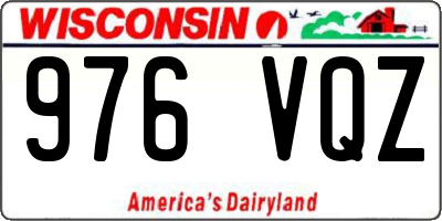 WI license plate 976VQZ