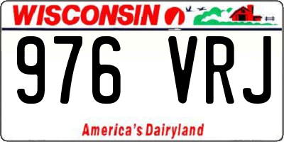 WI license plate 976VRJ
